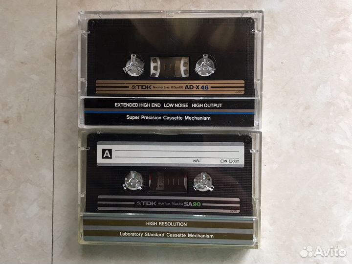 Кассеты TDK A 90, AD-X; D 90, AD 120