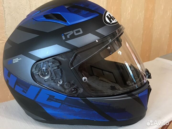 Шлемhjc I 70 Reden синий матовый новый