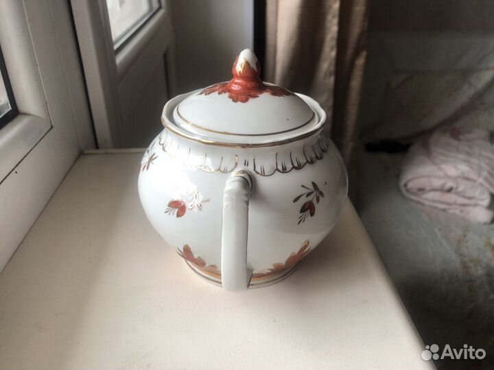Сахарница от сервиза барбарис вербилки СССР