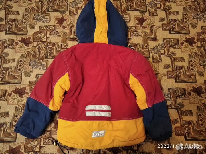 Куртка детская зимняя спортивная 116-122 (унисекс