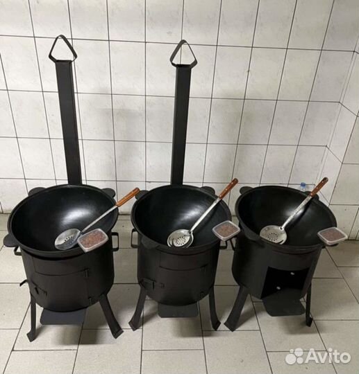 Чугунный казан 8л,10л,12л,16л,22л