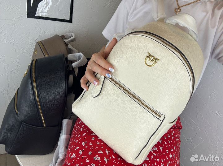 Рюкзак pinko из кожи