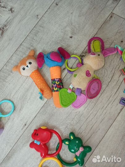 Игрушки погремушки пакетом