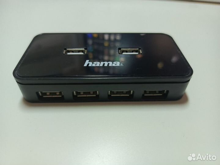USB хаб hama Active на 7 портов с питанием