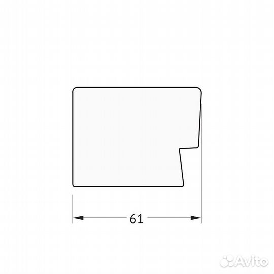 Зеркало Evoform Exclusive 131х51 BY 1159 с фацето