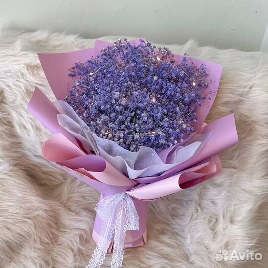 Букеты Гипсофилы (разные цвета)