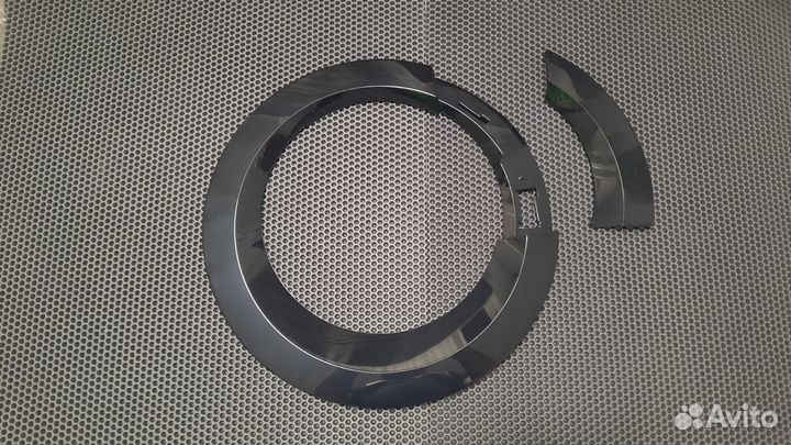 Внешняя рамка дверцы люка стиралки + ручка дверцы