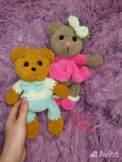 Игрушки амигуруми, ручная работа