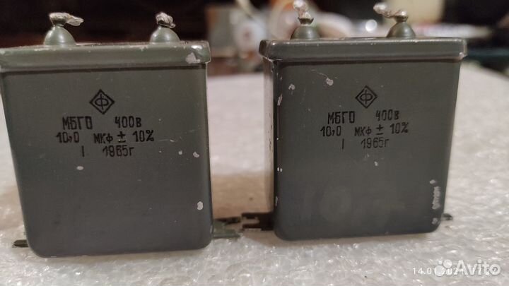 Конденсаторы мбго-1, мбгп-2