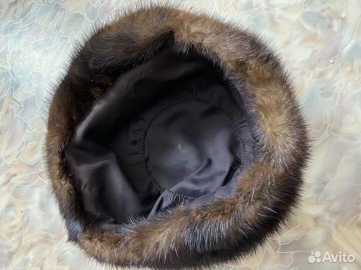 Норковая шапка мужская размер 52
