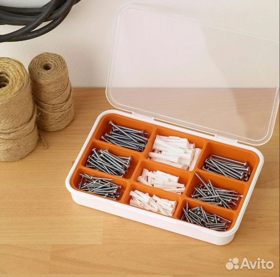 Икея фикса - набор - Шурупы и дюбели, 260 шт