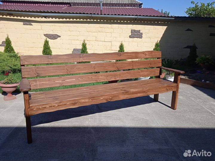 Лавочка из дерева