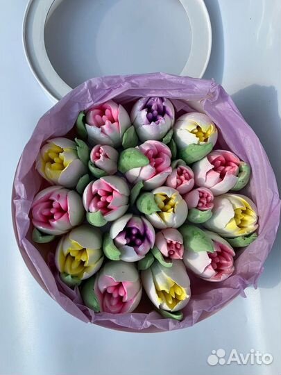 Цветы из зефира. Зефирные букеты