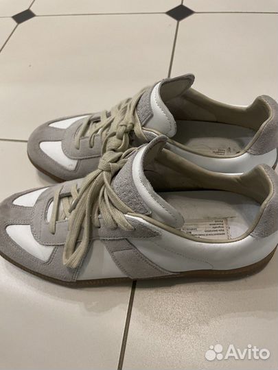 Кожаные кеды Replica Maison Margiela