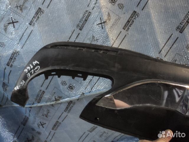 Юбка заднего бампера Mercedes GLE W166 GLS X166