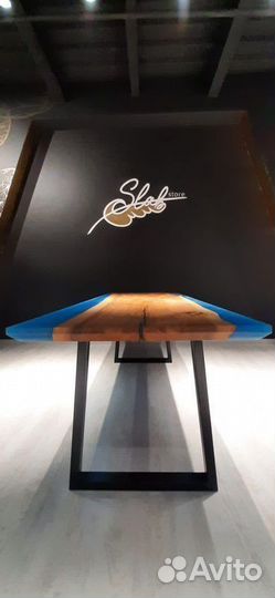 Обеденный стол из слэба / стол в гостинную