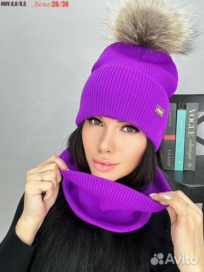 Снуд+шапка