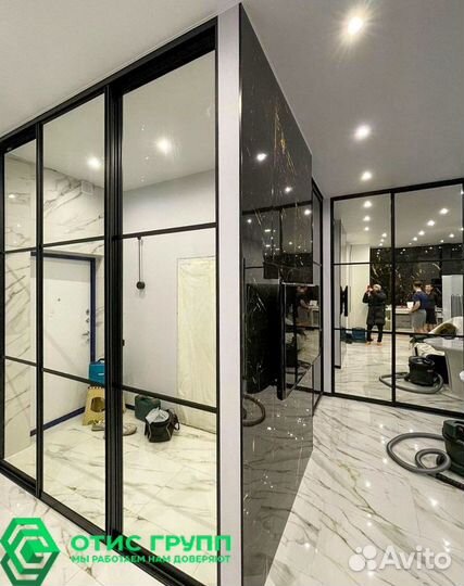 Стеклянные двери / Стеклянные перегородки