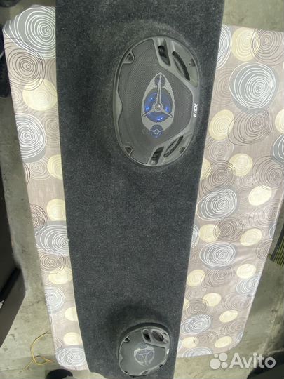 Акустическая полка на ваз 2115 с овалами