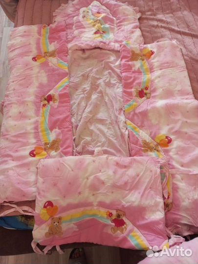 Бортики в детскую кроватку бу