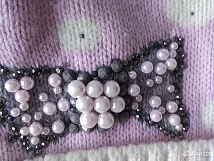 Новая, шерсть, помпон лиса