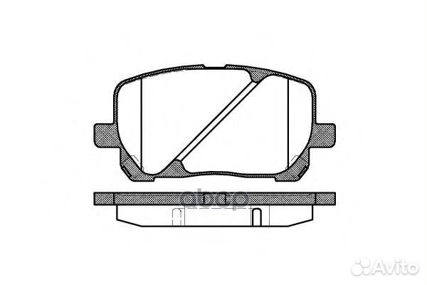 954 00 965 000-SX F1YA3328ZA колодки дисков