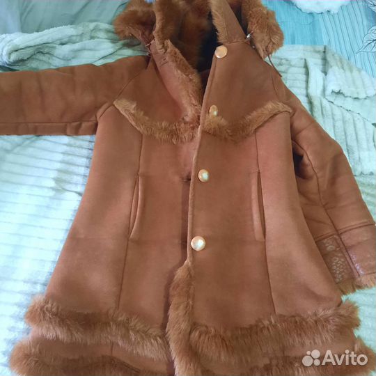 Дубленка для девочки