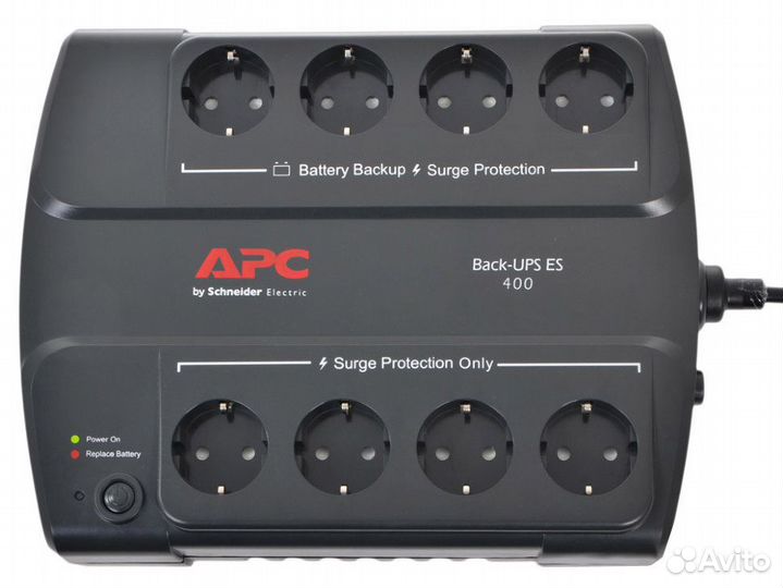 Ибп APC Back-UPS ES 400VA BE400-RS
