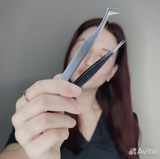 Пинцеты для наращивания ресниц