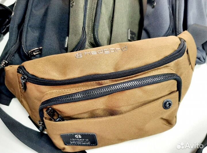 Сумка мужская на пояс, через плечо