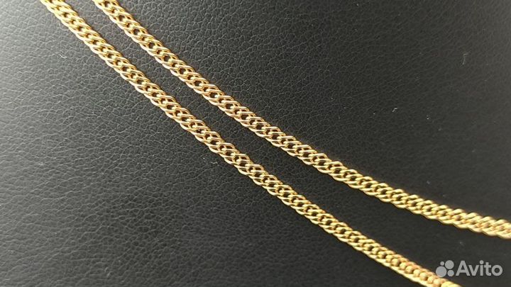 Золотая цепь 585 пробы массой 3 грамма (41 см)