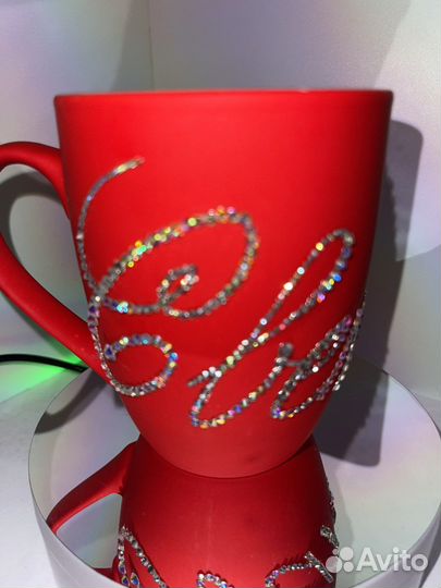 Кружка в стразах, вещи со стразами