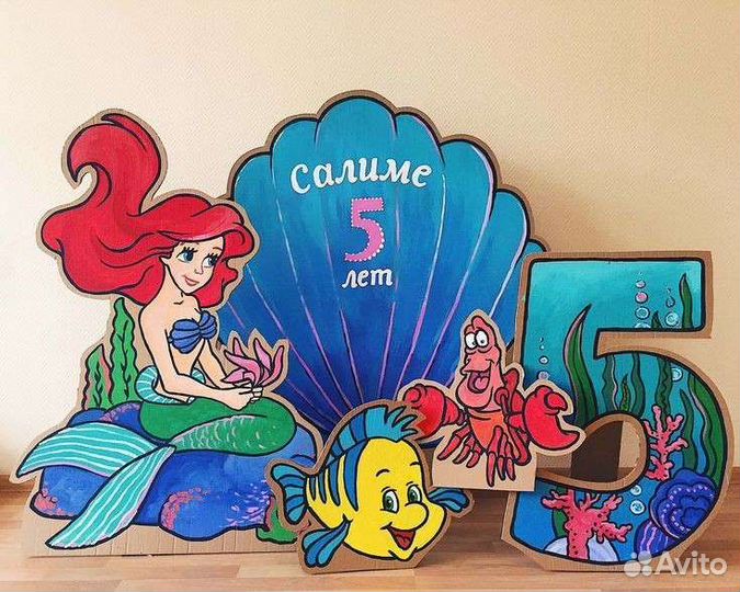 Декор русалочка Ариель