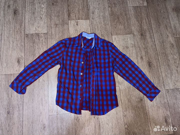 Рубашка в клетку для мальчика