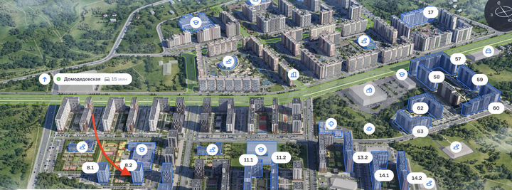 ЖК Пригород Лесное - продажа 179.7 м²