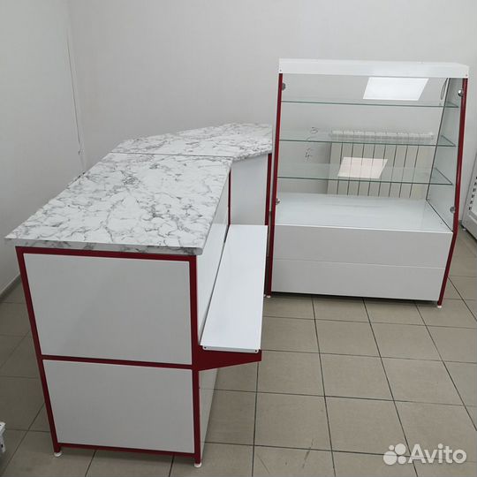 Витрины-прилавки торговые метал/лдсп