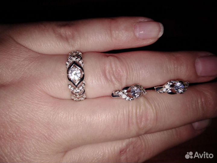 Серьги серебро lucente