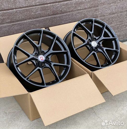 Диски HRE P101 R18 5*114,3 Чёрные Toyota Nissan