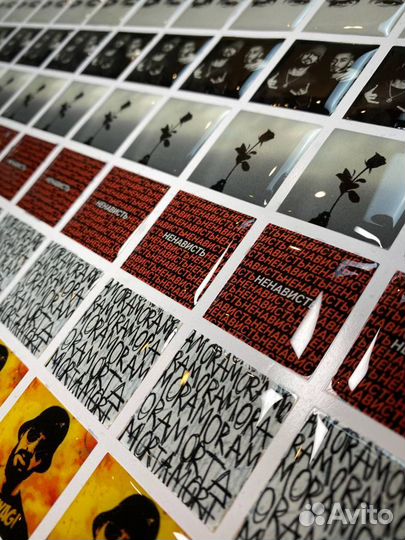 Печать наклеек, стикеров, термо плёнки.Этикетки