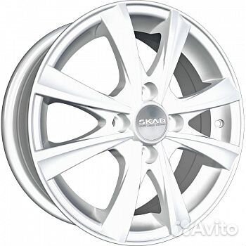 R15 4x100 6J ET45 D54,1 Скад Мальта белый