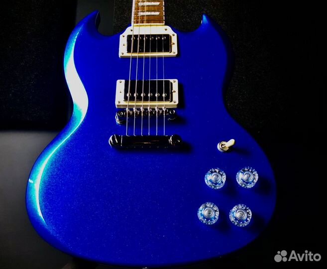 Epiphone SG Muse Radio Blue Metallic электрогитара