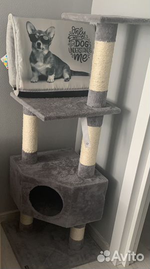 Домик для кошки с когтеточкой