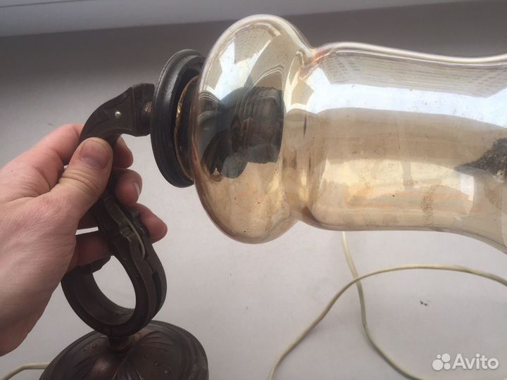 Старинная настенная лампа