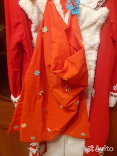 Костюм деда мороза детский 146 см