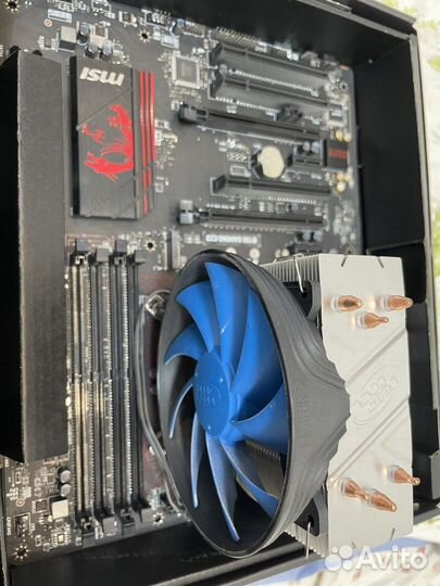 Материнская плата с процессором +видеокарта 1070