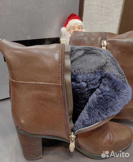 Сапоги женские зимние натуральная кожа