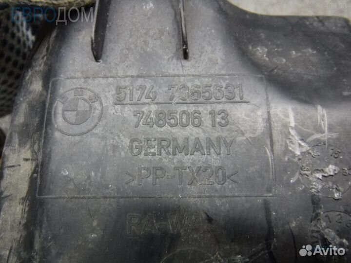 Воздуховод тормозов передний левый