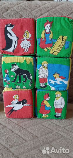 Кубики детские мягкие