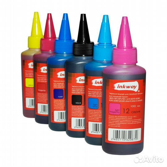 Чернила Inkway серия 12 для струйных принтеров
