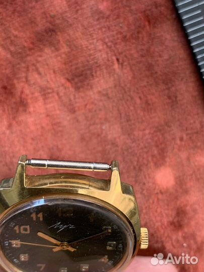 Мужские наручные часы СССР Луч позолочиный СССР